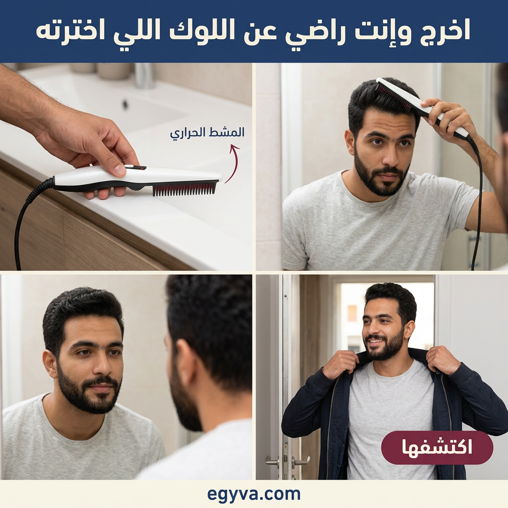 المشط الحراري للشعر والدقن - creative 2