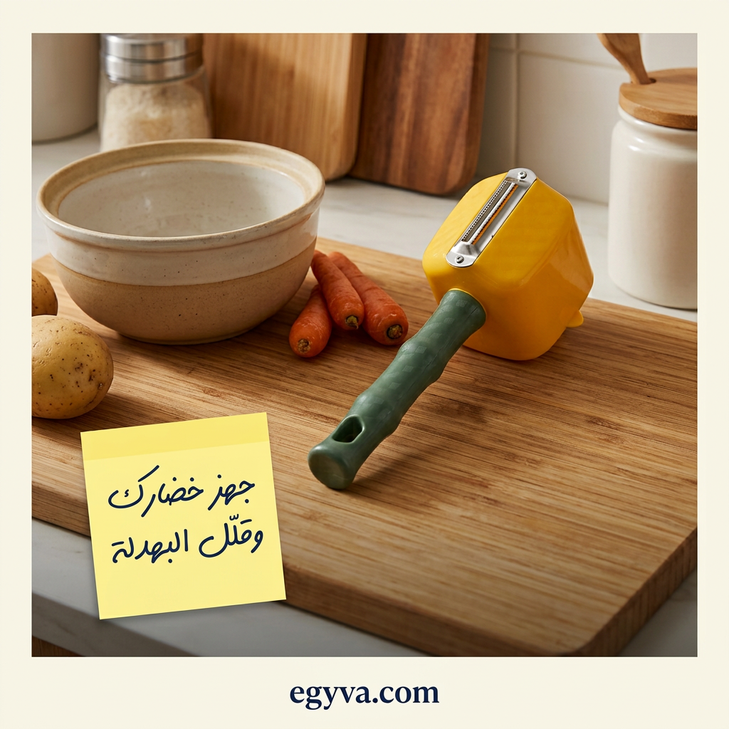 قشارة الخضار بالخزان - creative 2