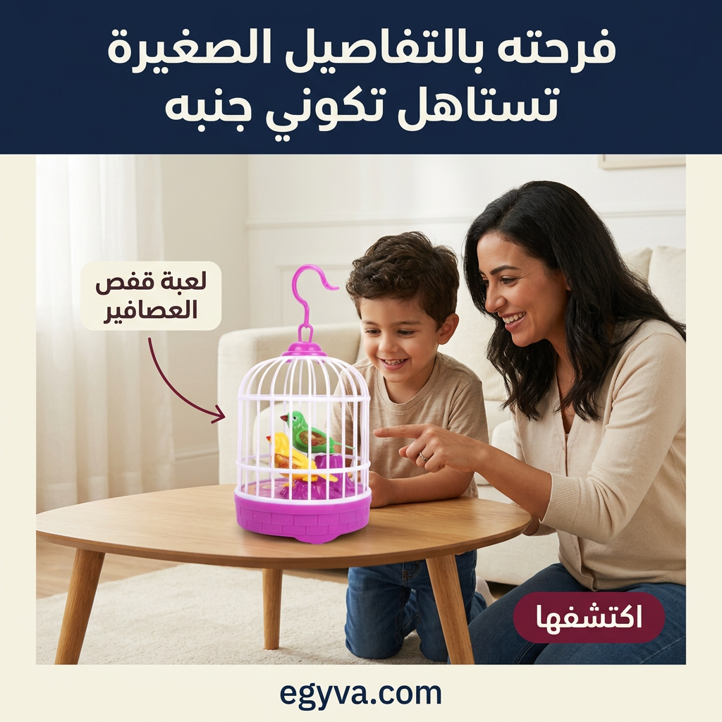 قفص عصافير بغبغان لعبة - creative 1