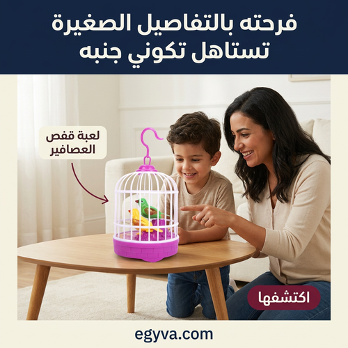 قفص عصافير بغبغان لعبة - creative 1