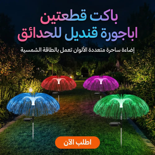 باكت قطعتين اباجورة قنديل للحدائق